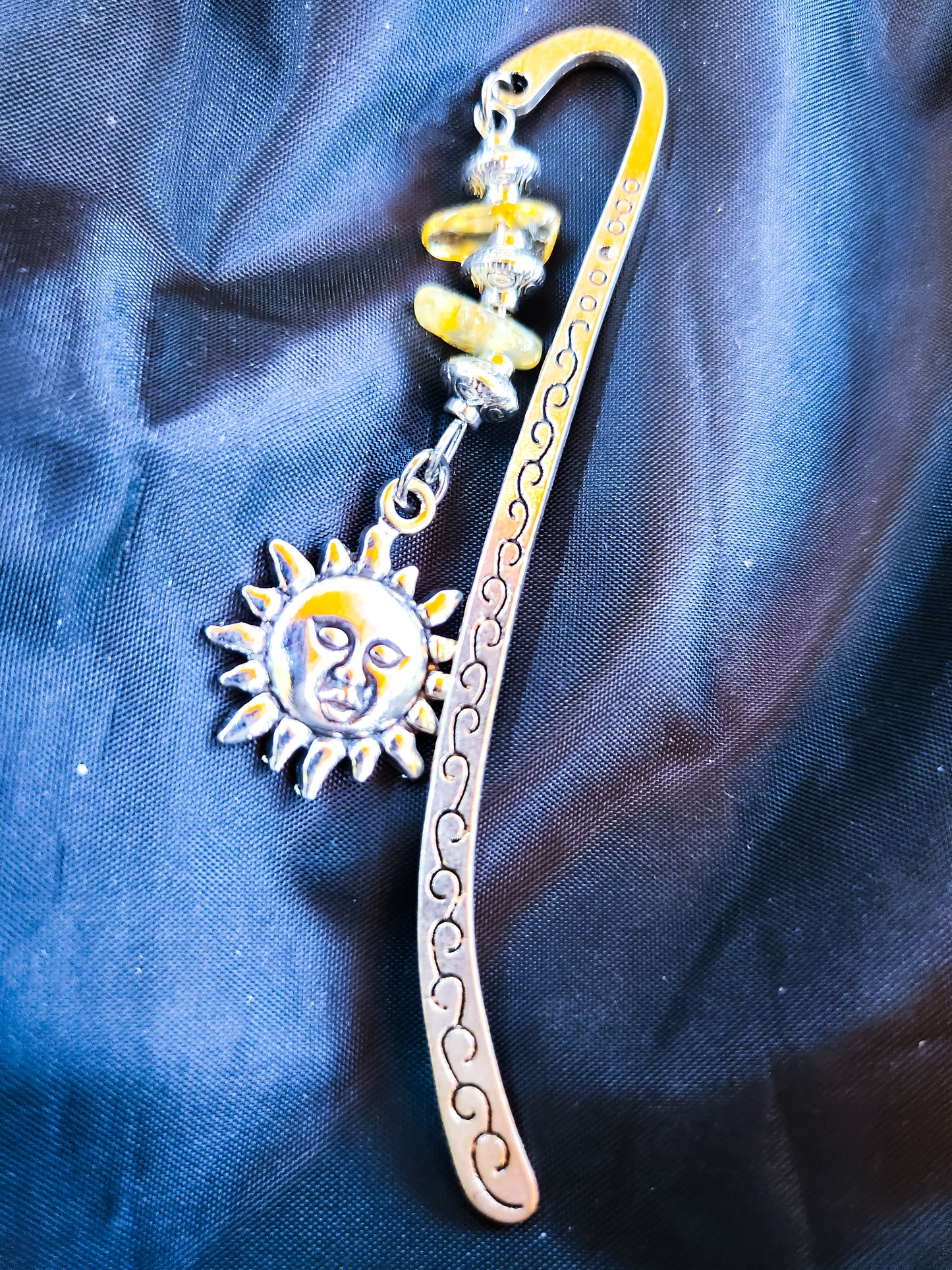 Citrine & Metal Bookmark