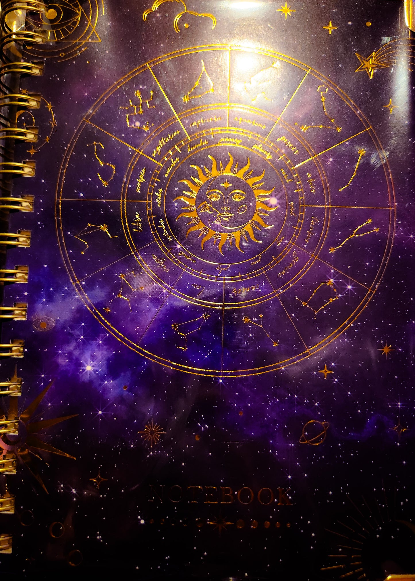 Astrological Spiral Notebook