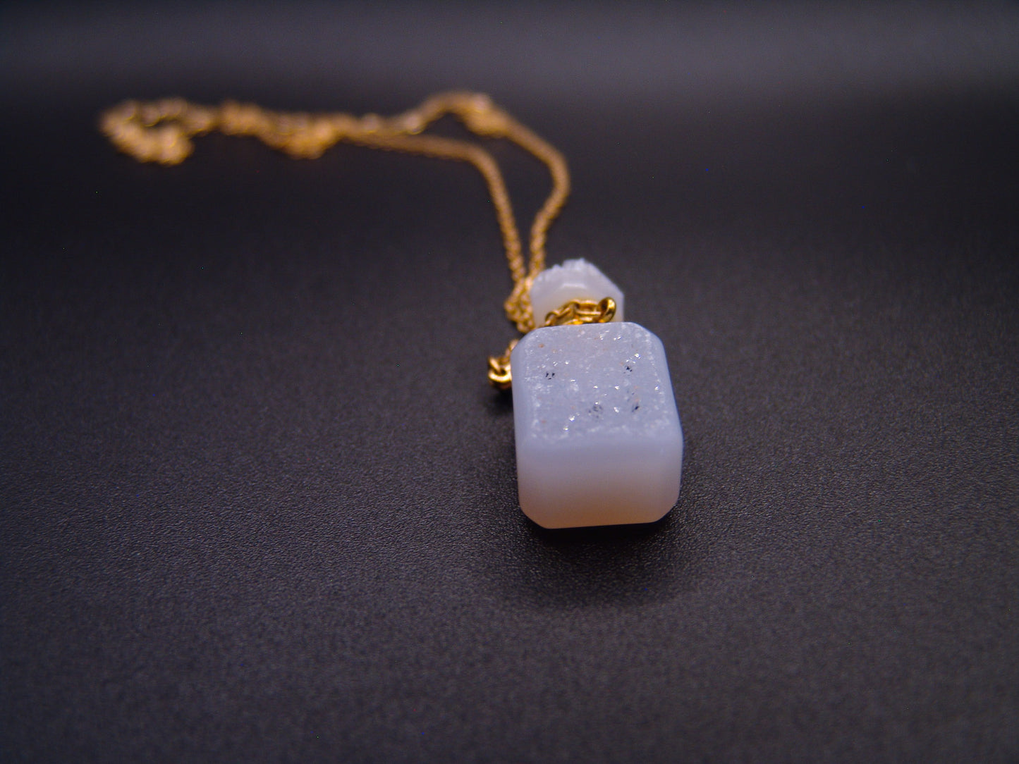 Rose Quartz Bottle Pendants
