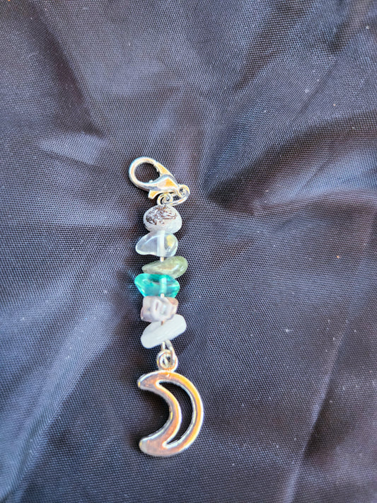 Mixed Quartz Bag & Keychain Charm