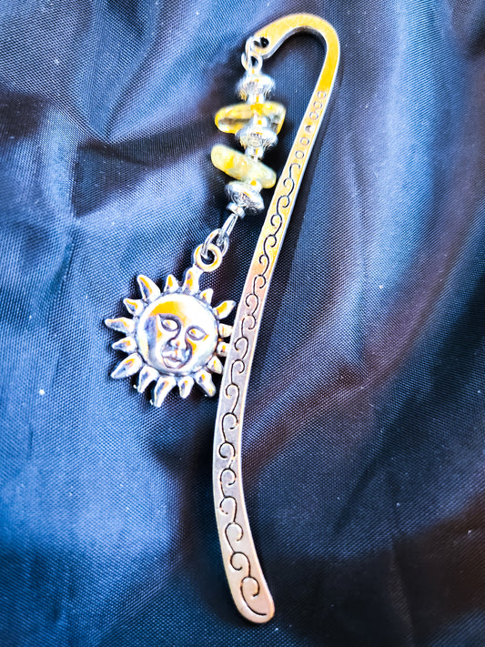 Citrine & Metal Bookmark