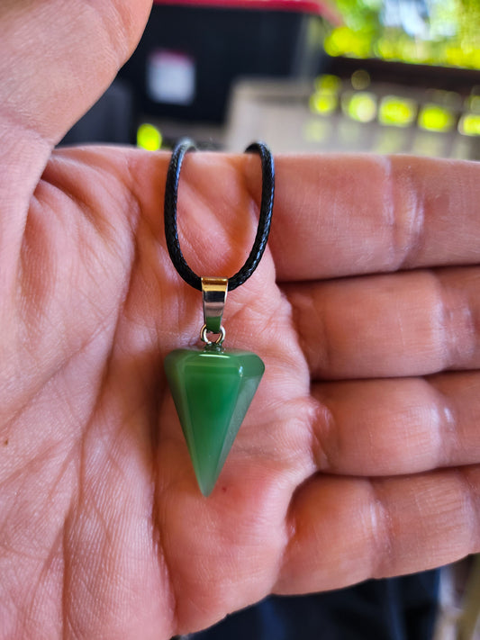 Green Resin Pendant