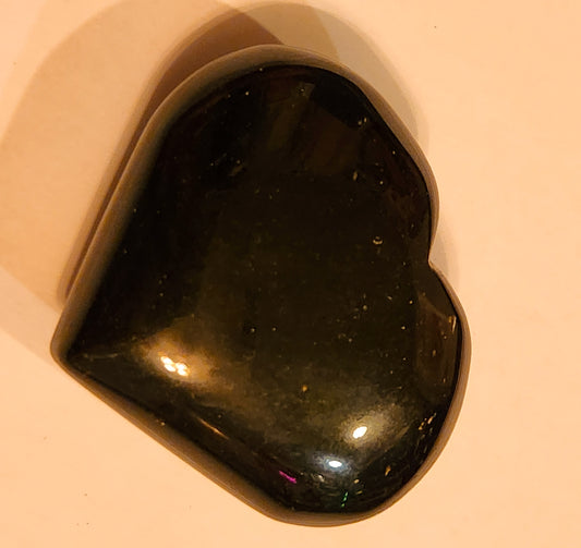 Golden sheen Obsidian Heart
