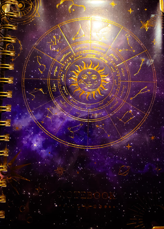 Astrological Spiral Notebook