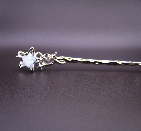 Sliver & Star Opalite Hair Stick🌙