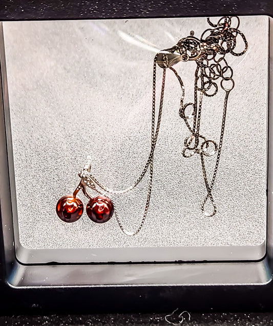 Dainty Cherry Pendant