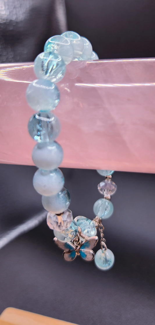 Blue Charm Bracelet