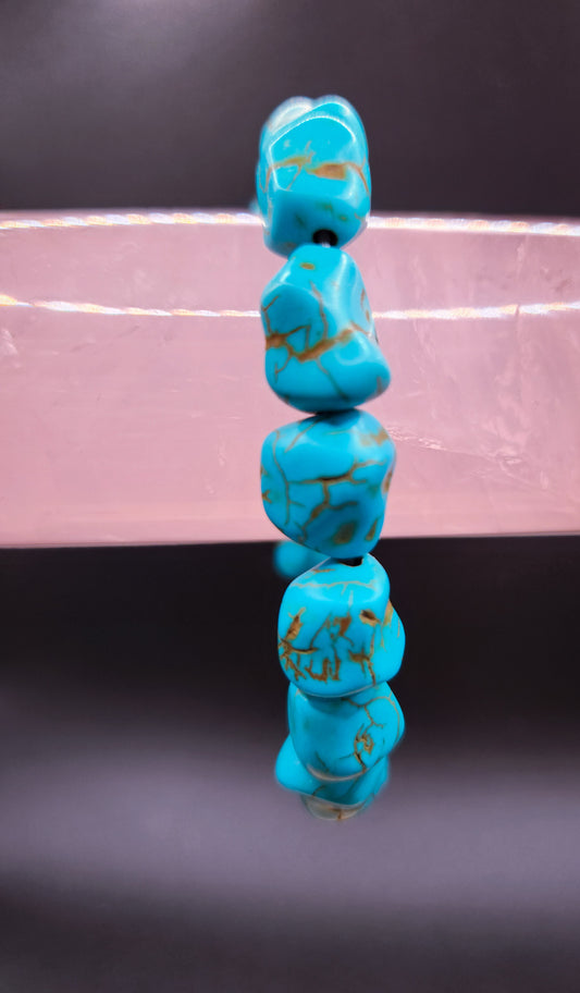 Blue Howlite Bracelet